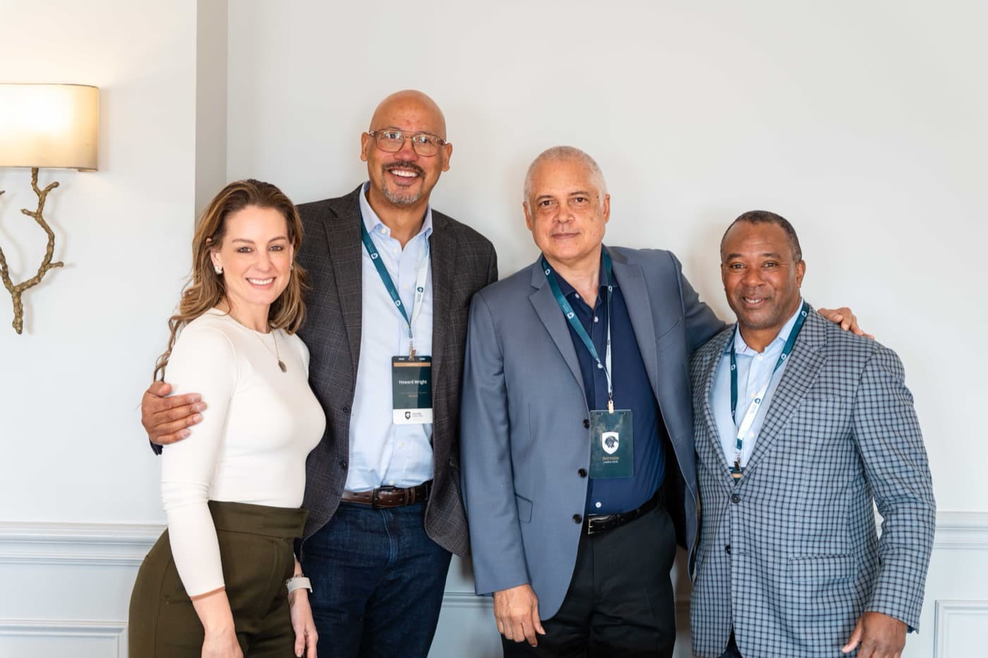 Aureum hosts and members at the NBA All-Star Brunch covered by David's Guide
